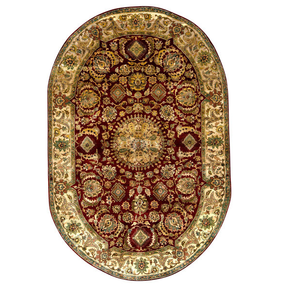 Bokara Rug Co., Inc. OneofaKind 6'2" X 9' Oval Wool Area Rug in